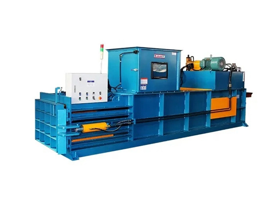 Horizontal Baling Press Machine Hydraulic Press Waste Paper Baler Machine Automatic Baling Scrap Metal Baler Press