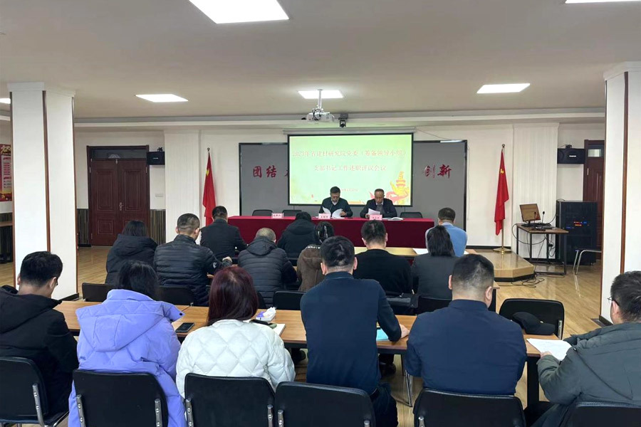 2023年省建材院黨委（籌備領(lǐng)導(dǎo)小組）支部書記工作述職評議會議