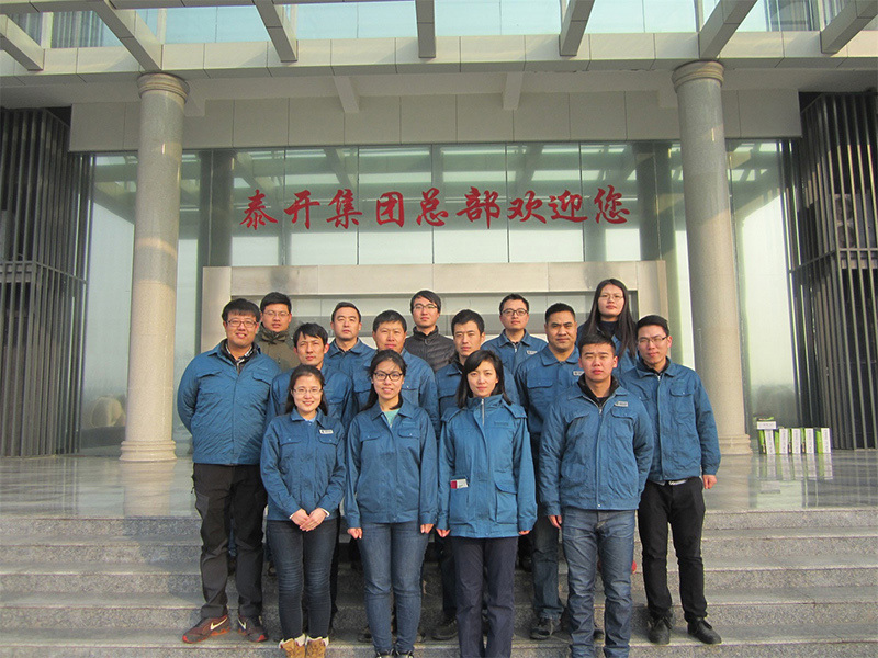 Maintenance and technical crews from the Maintenance Sector of State Grid Shandong Electric Power Company are undergoing at Taikai Group