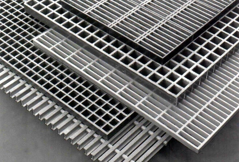 Application of hot-dip galvanized steel grille and steel grille