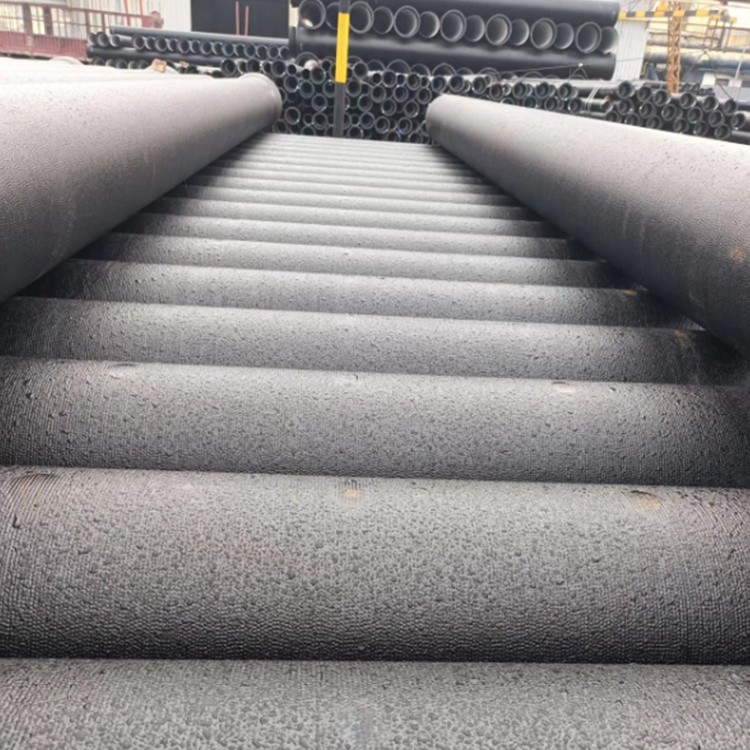 External protection of Ductile iron pipe & fittings:Metallic Zinc+Bitumen Coatong complying with ISO8179/EN545/EN598