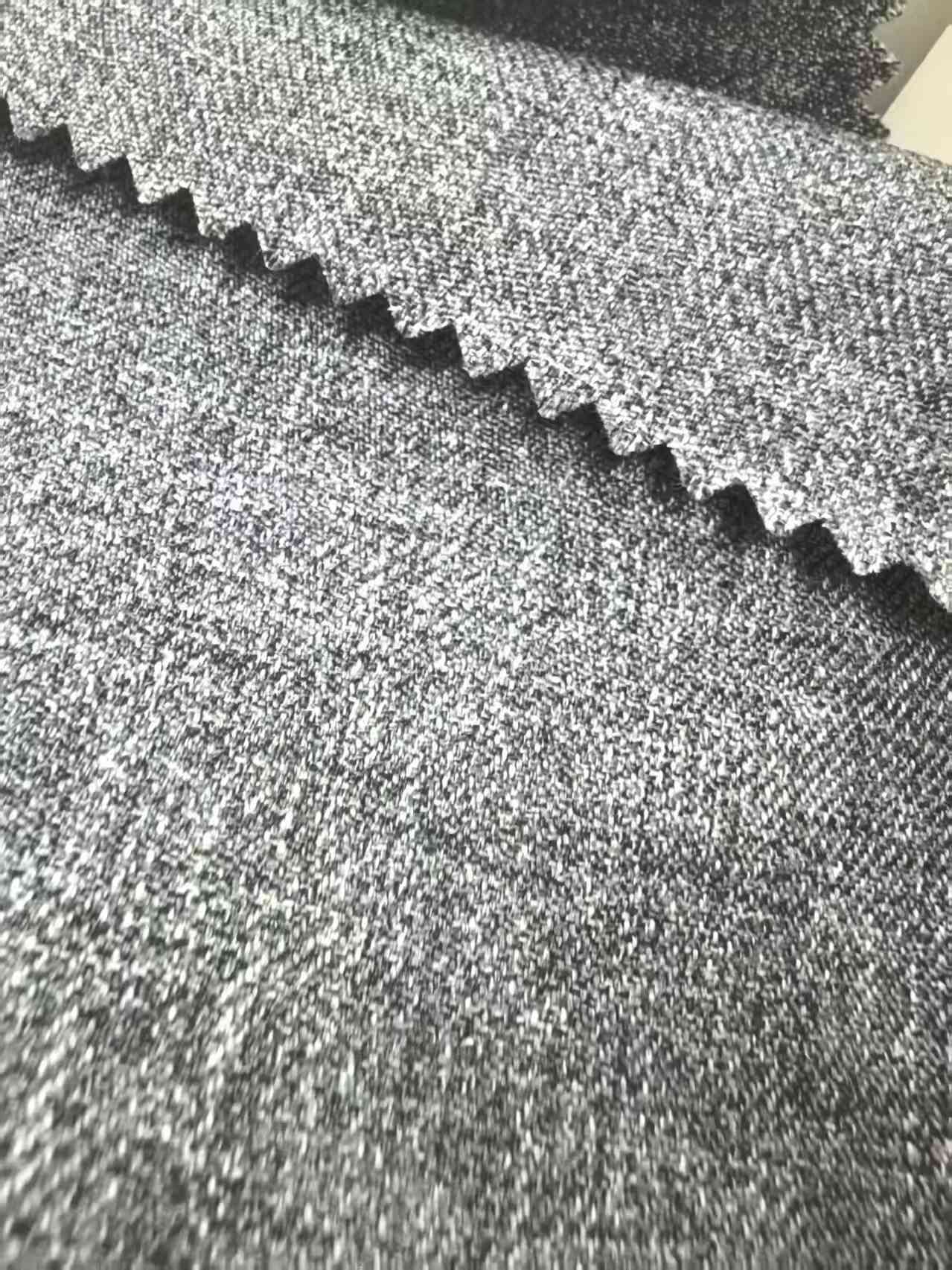 Two tone fabric pants fabric
