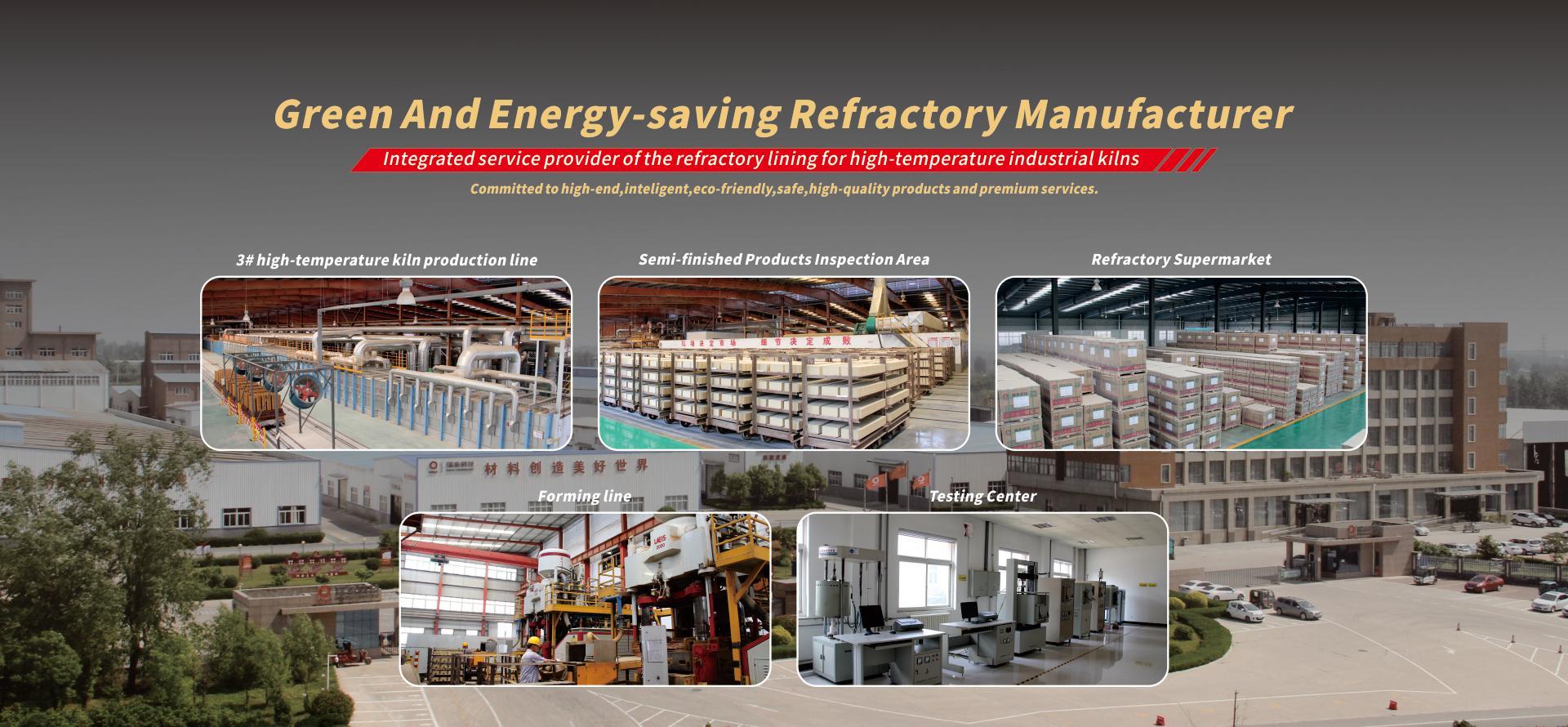 Refractory brick and refractory castable production manufacturer.