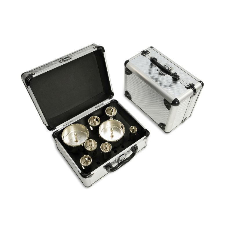 Dental type brazing ceramic tile marble glass hole opener 8 piece set