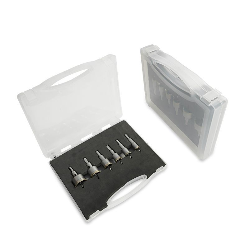 Multi-tooth carbide hole opener 6-piece set