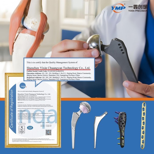 At Shenzhen Yixin Precision specialize in CNC machining for implantable medical devices