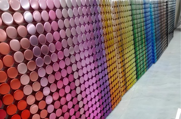 Surface treatment process anodized color card samples