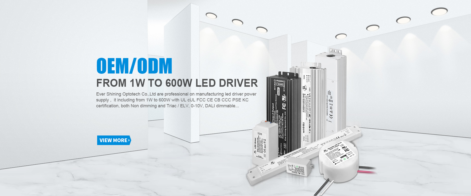 FROM 1W TO 600W LED DRIVER