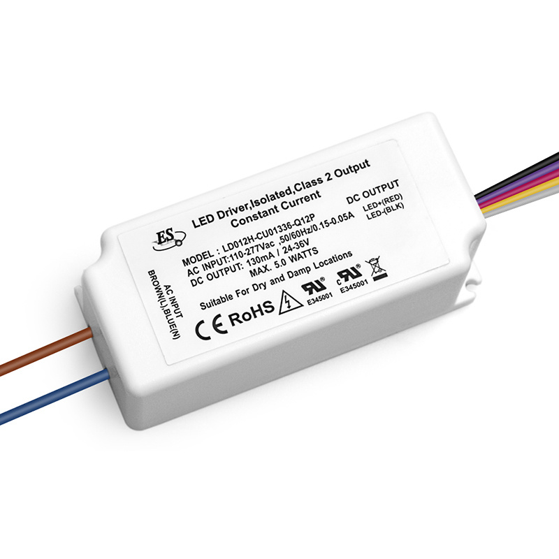 12W AC-DC Constant Current LED Driver with 0/1-10V Dimming