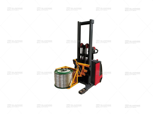 All-electric cable reel loader