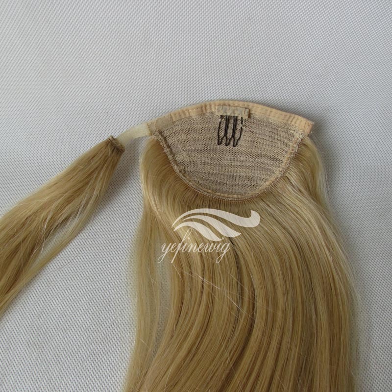 Wholesale  Blonde Human Hair Ponytail/Bangs Hair Extension Companies
