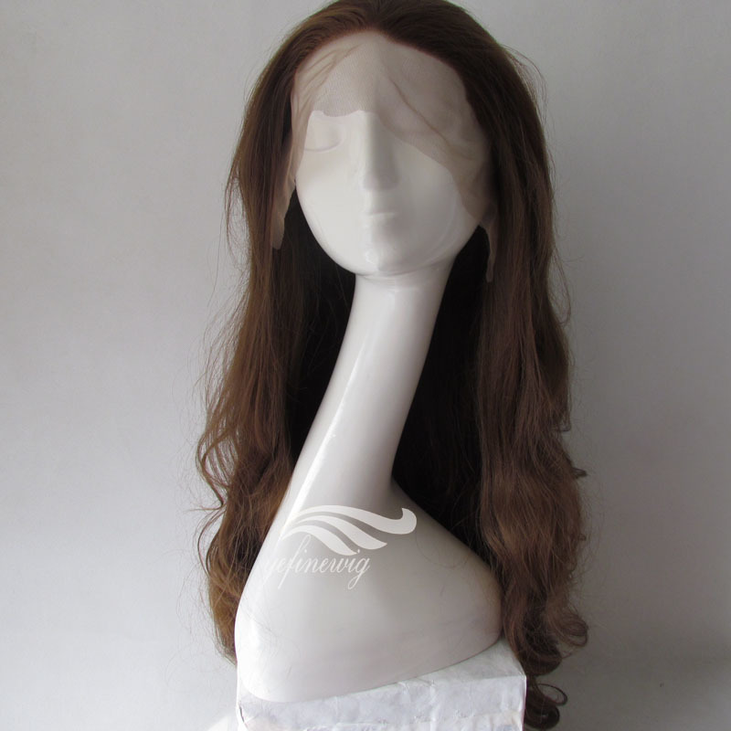 stock Synthetic Hair Wavy Lace Front Wig