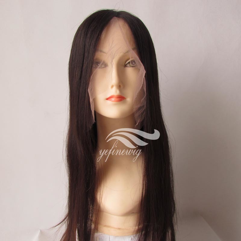 Human Hair Remy Straight Lace Front Wig