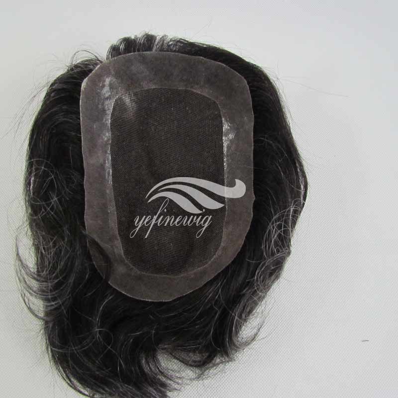 Grey Hair Wig and Hair Piece for Men