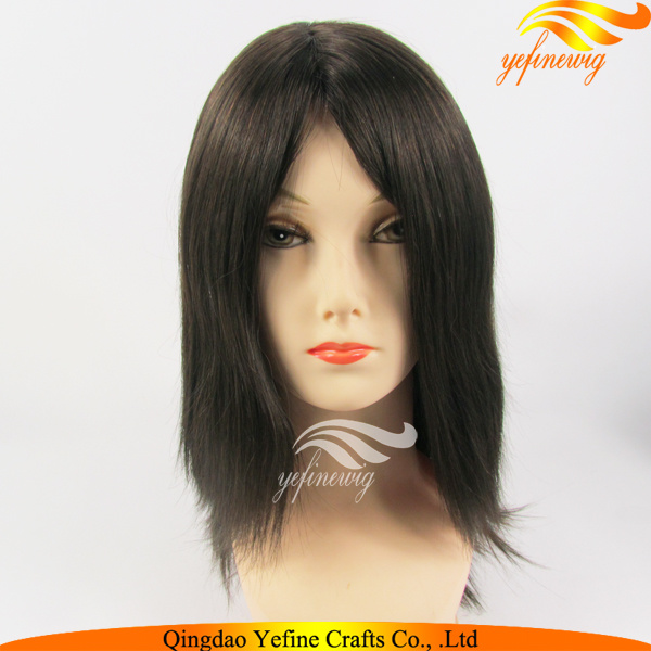 stock  Mongolian Hair Silk Top Jewish Wig Wholesaler