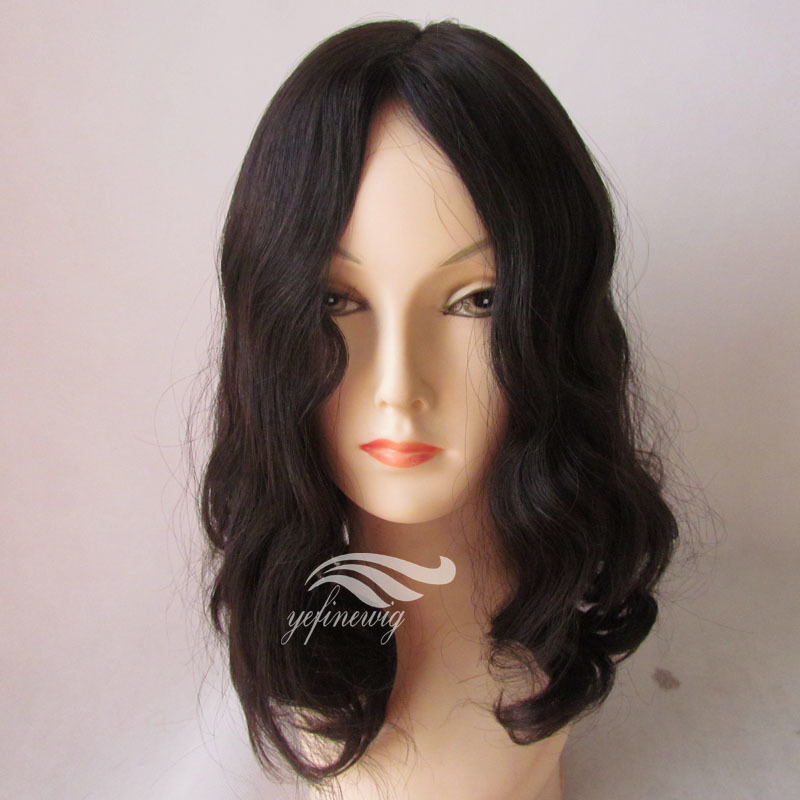 Human Hair Bob Wig Prosthesis /system for Alopecia/chemo suffers