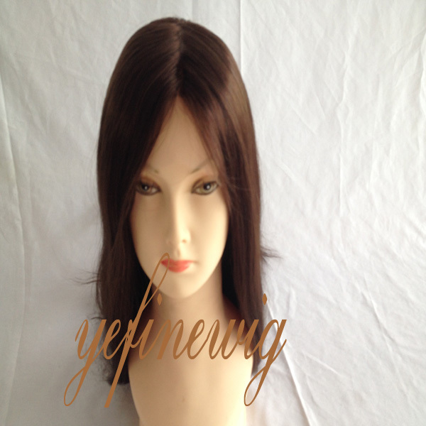 Lace Front Mongolian Hair Jewish Wig