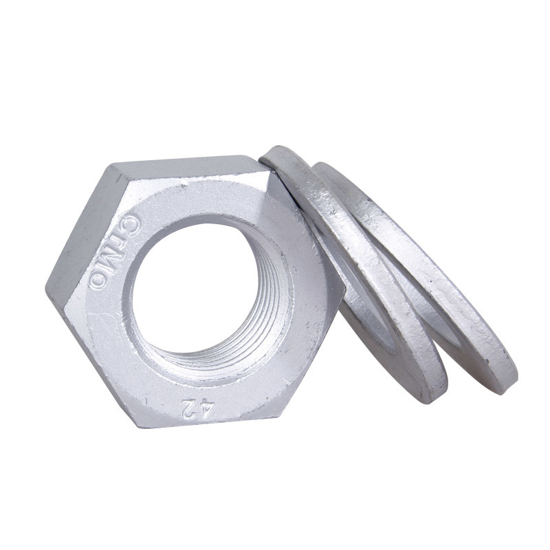 Hot dip galvanized nuts and washers