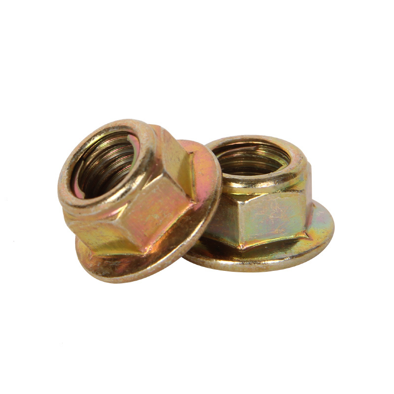 Galvanized colored nut