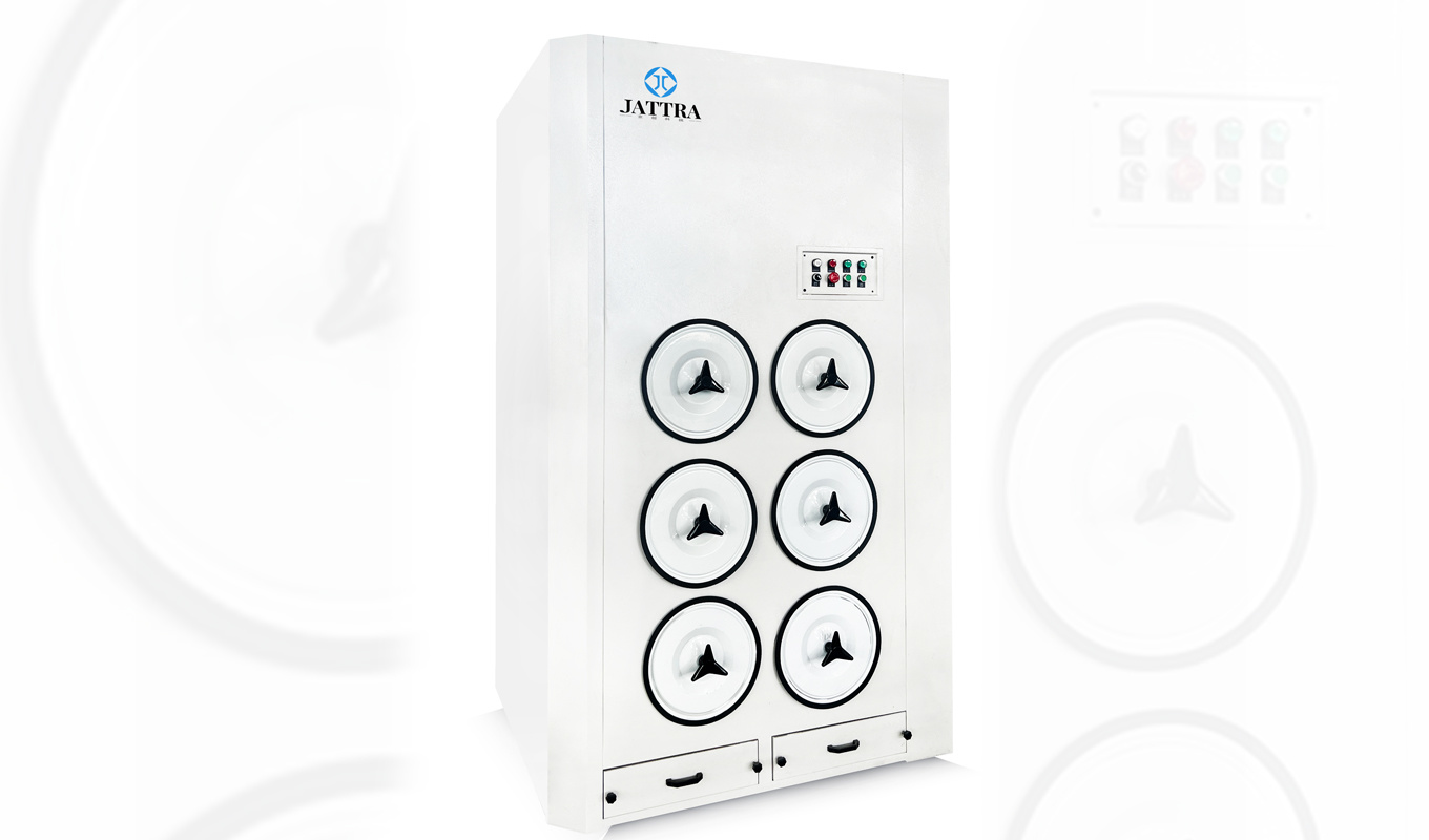 Dust and smoke removal machine