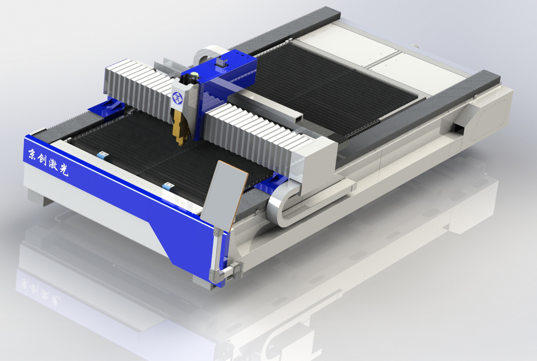 Single Platform Fiber Laser Cutting Machine for Plate