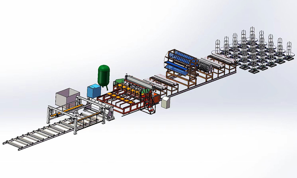 Aerated Plate Welded Mesh Machine