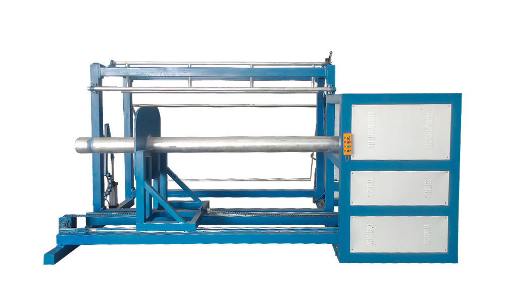 Screen roll machine