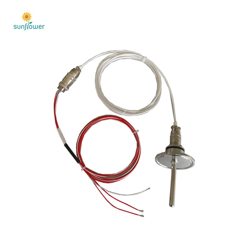 A級 pt100 pt1000 衛生型鉑熱電阻IP65 啤酒罐用