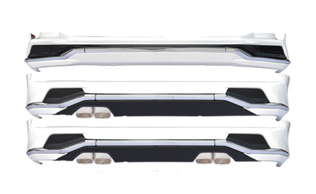 LX570-16 Front/Rear Spolier
