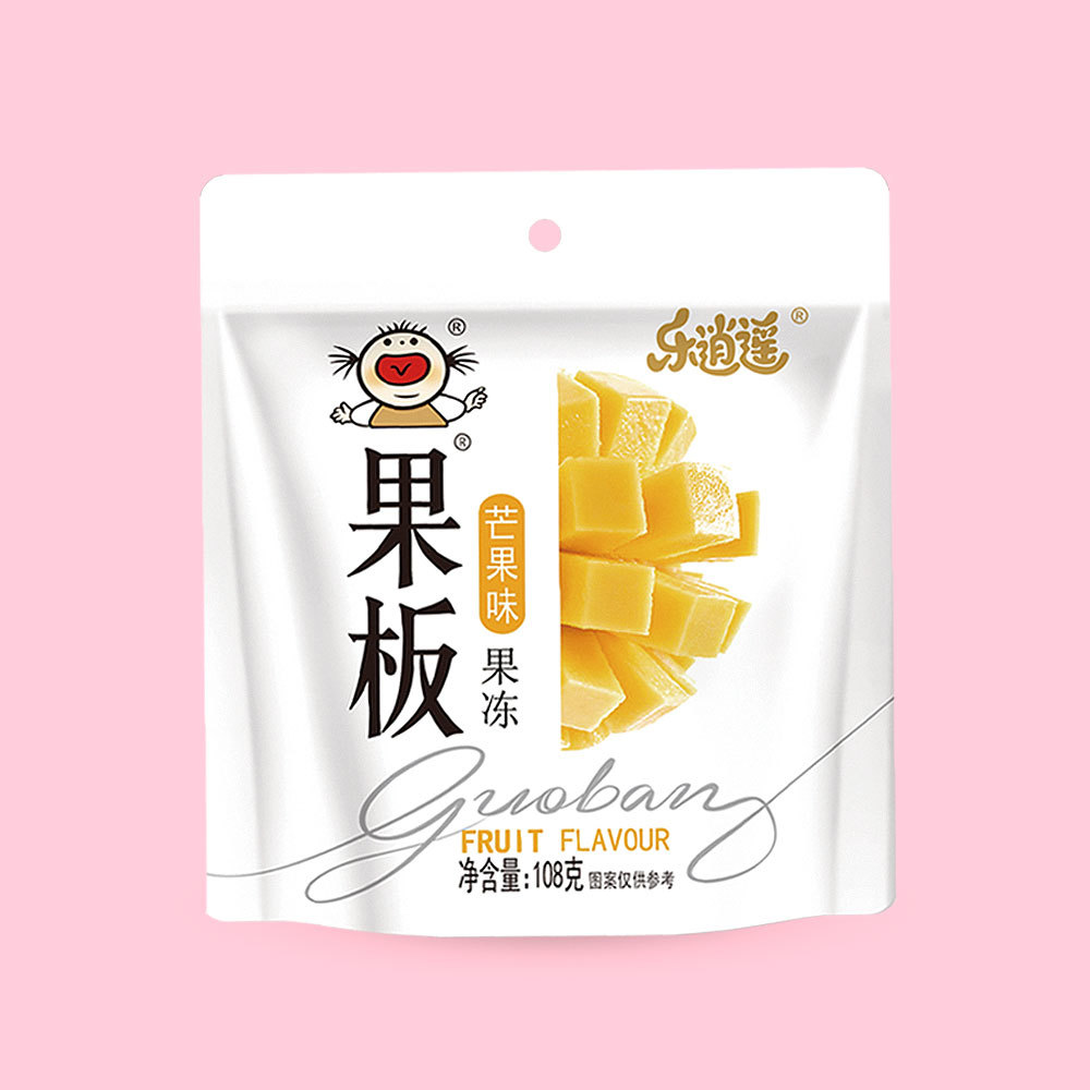 Fruit plate brand jelly 108g mango flavor