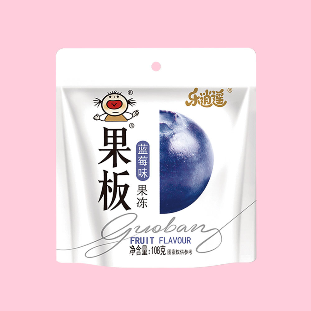 Fruit board brand jelly 108g blueberry flavor