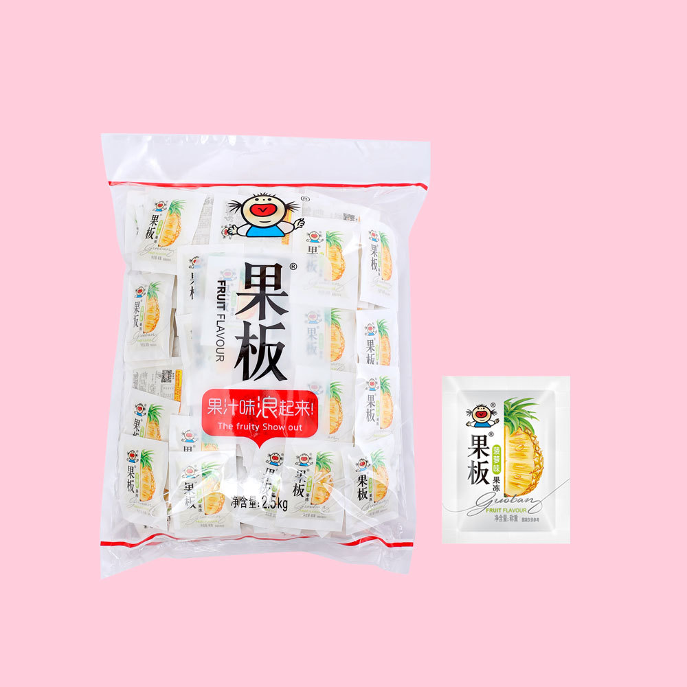 Fruit Plate Brand Jelly 2.5kg Pineapple Flavor