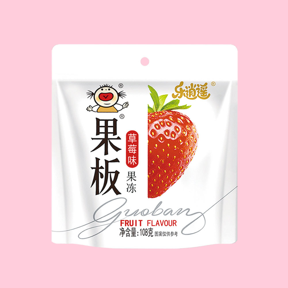 Fruit board brand jelly 108g strawberry flavor