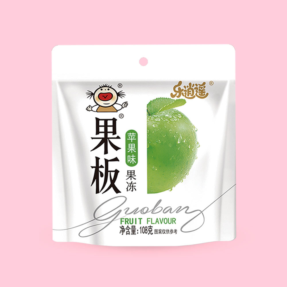 Fruit board brand jelly 108g apple flavor