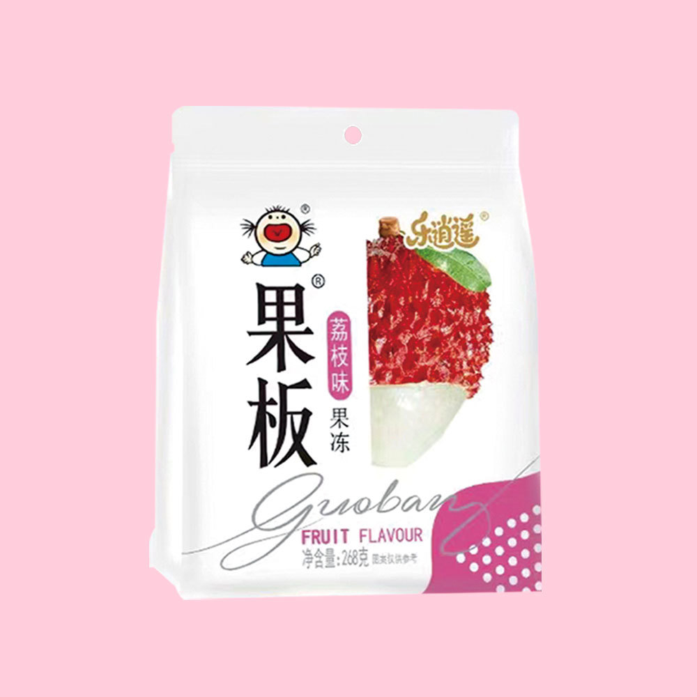 Fruit board brand jelly 268g litchi flavor