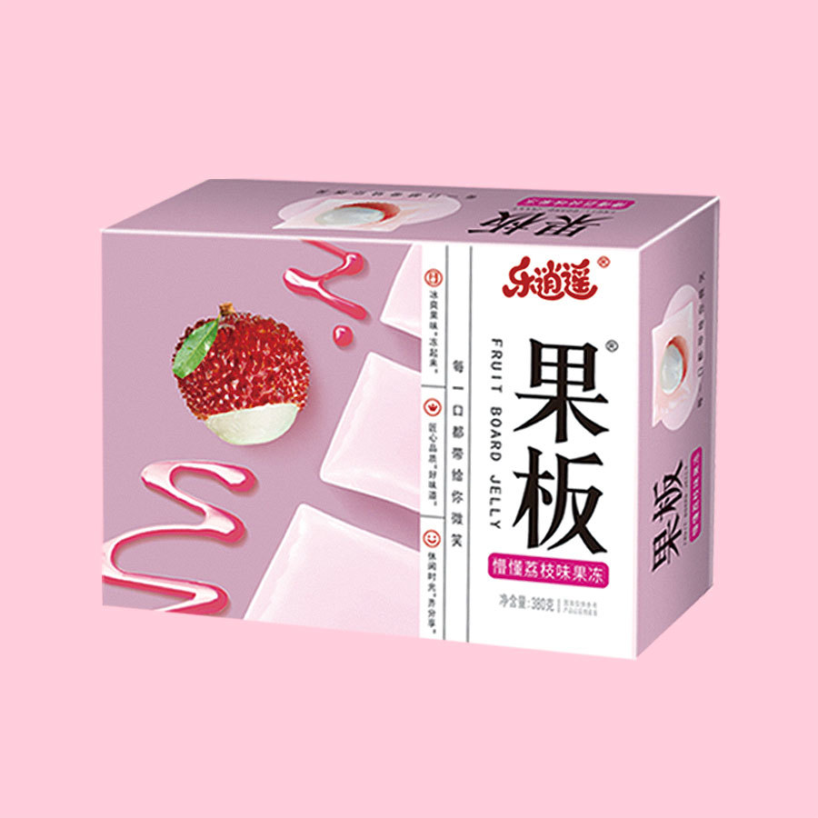 Fruit board brand jelly 380g litchi flavor