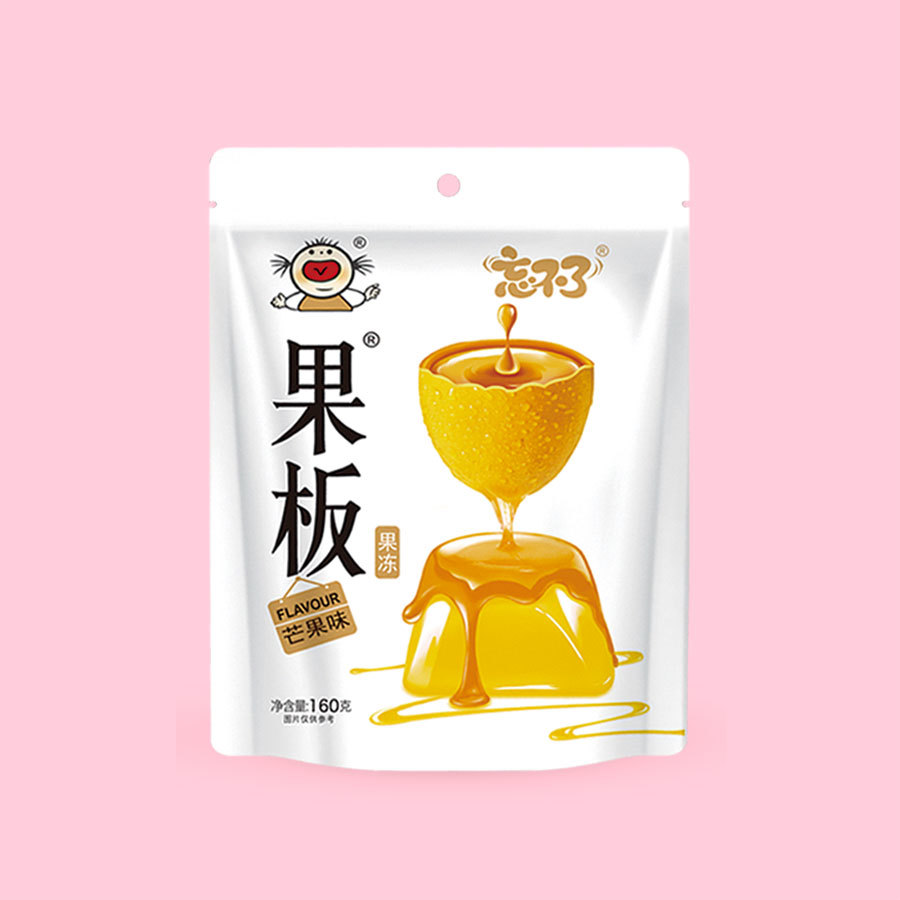 Fruit plate brand jelly 160g mango flavor