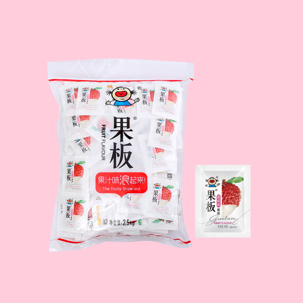 Fruit board brand jelly 2.5kg litchi flavor