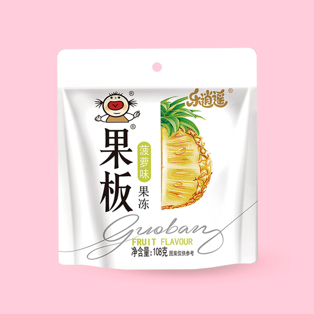 Fruit board brand jelly 108g pineapple flavor