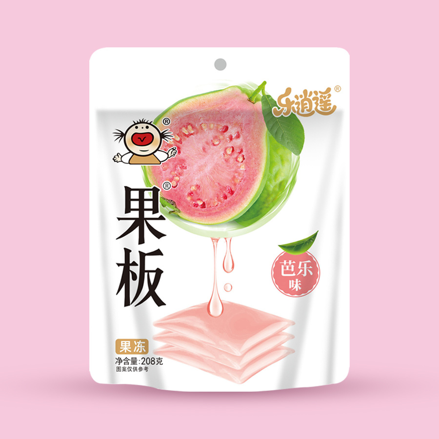 果板牌果冻208克系列 芭乐味