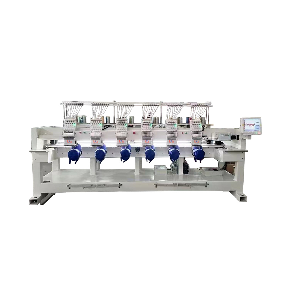 Multi heads embroidery machine
