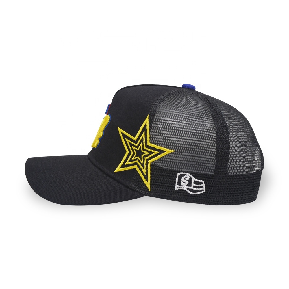 Custom blank sombreros custom 3d embroidery mesh richardson 112 mesh trucke cap