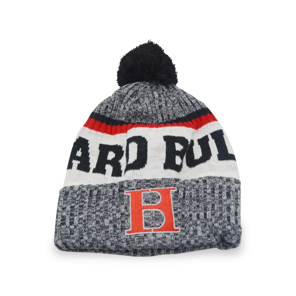 Wholesale Beanie Hat Unisex New Plain Knitted Hat Fashion Fall Winter Hats With Custom Logo Knitted Beanie