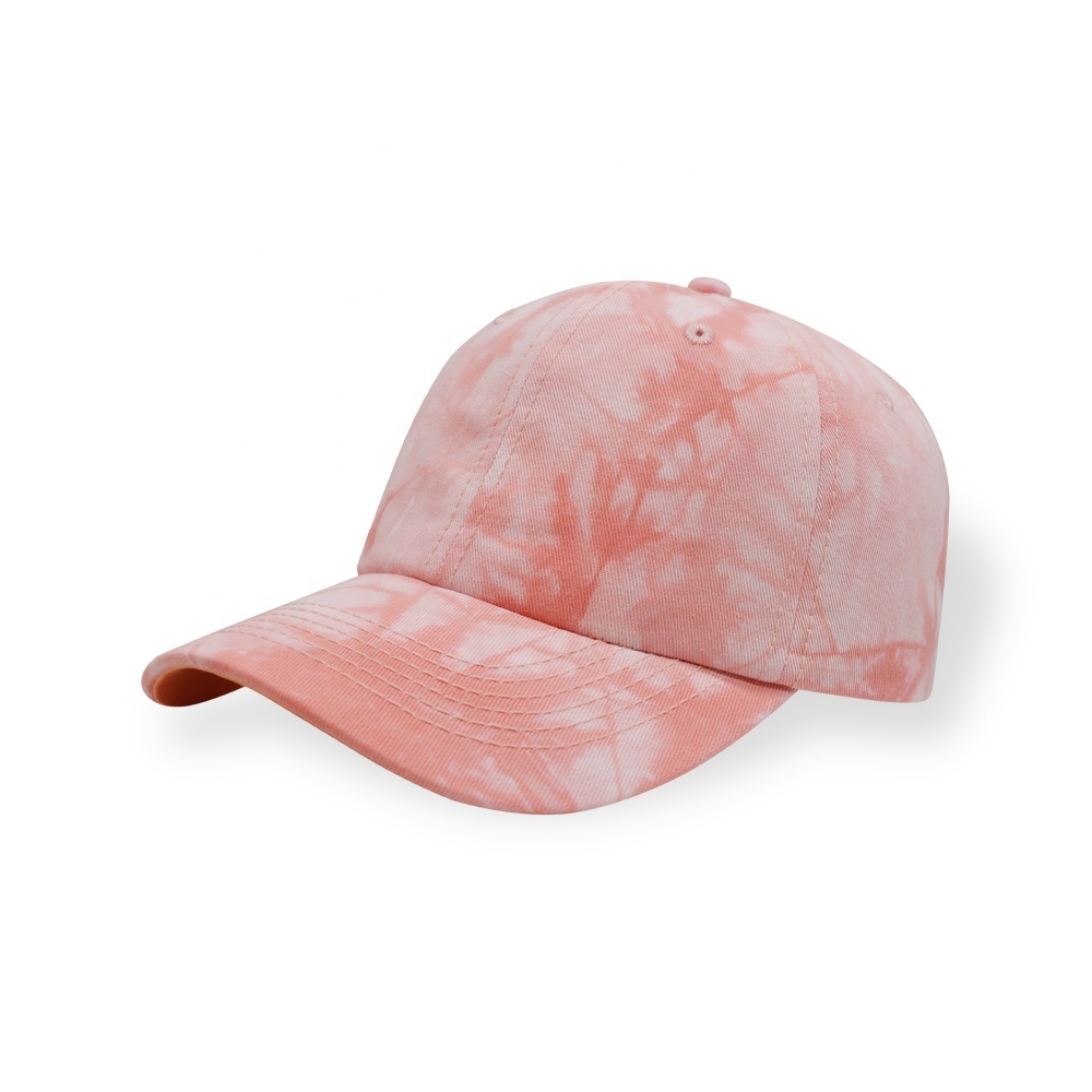 Men Women Tie-dy Printing Outdoor Sports Cap Hat Sun Visor Hat Canvas Baseball Cap