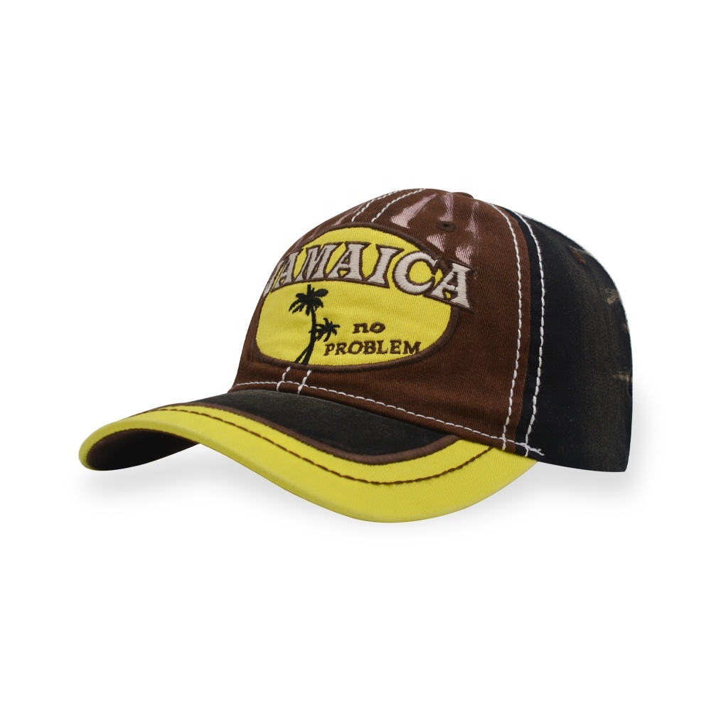 Wholesale Custom Logo Retro Vintage Cotton Adjustable Unstructured Dad Hats Solid Color Distressed Washed Sports Baseball Caps