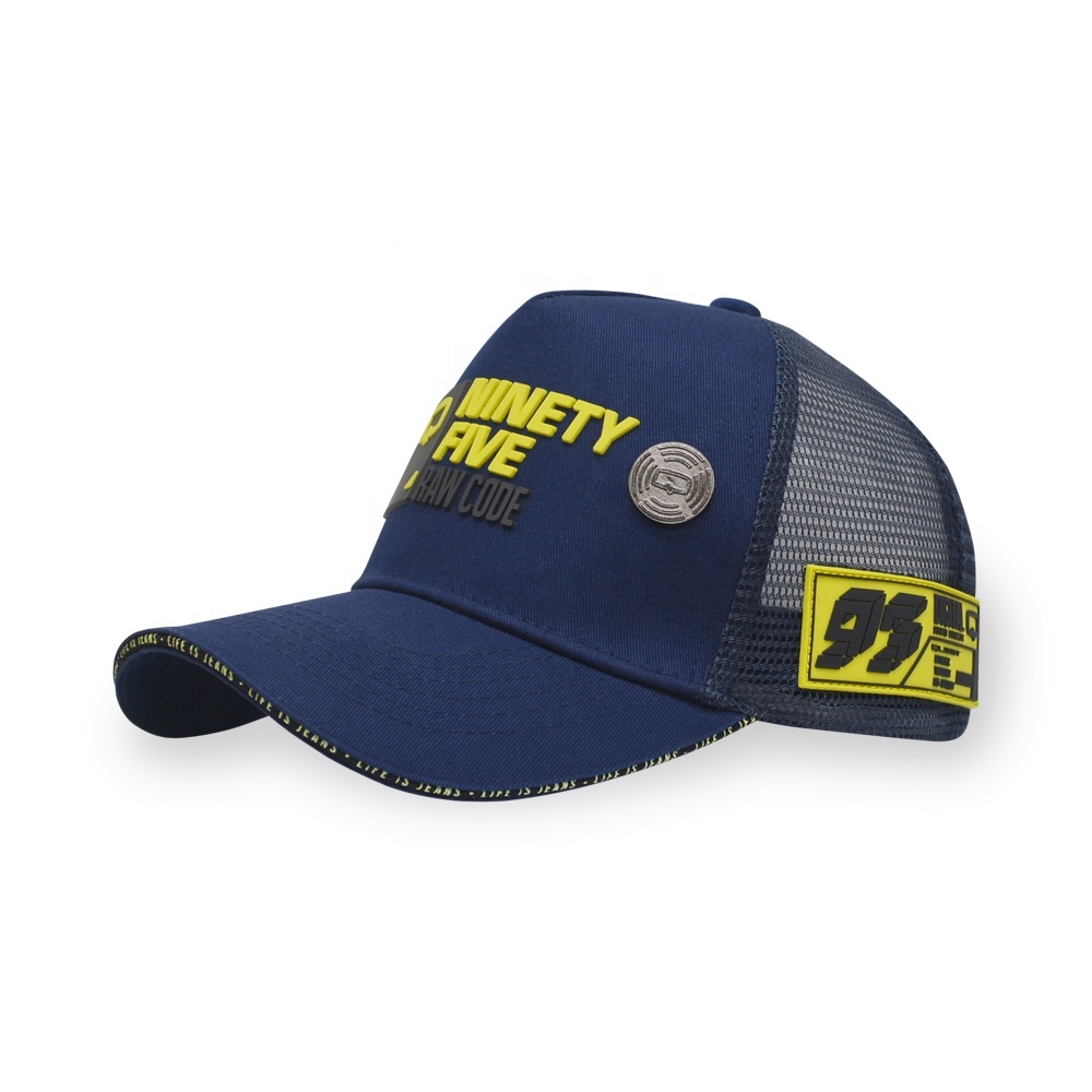 Custom Logo Premium Gorras Richardson Style Shape Trucker Mesh Cap Men Foam Mesh Baseball Cap