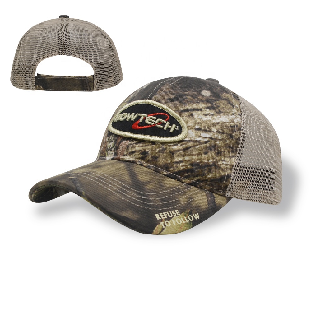 High Quality Trucker Hat Custom Logo Embroidered Trucker Hats Camo Trucker Hat