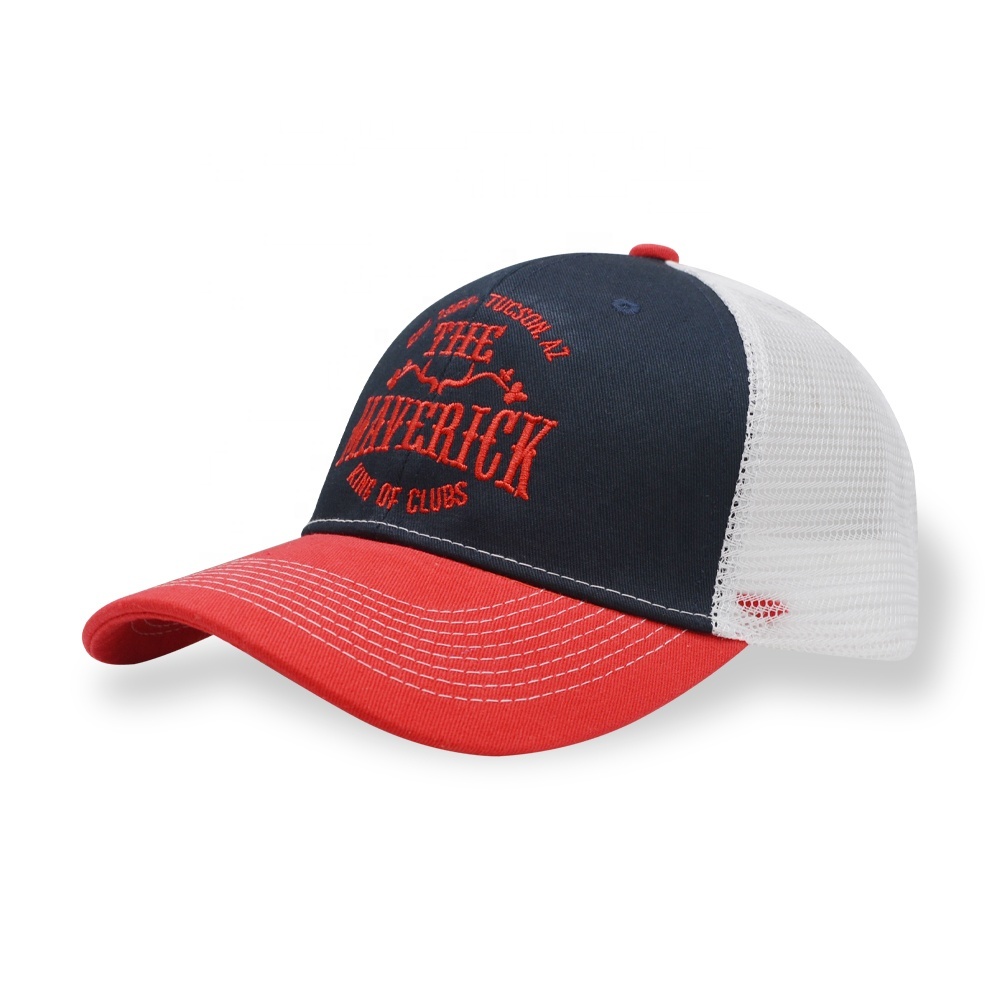 Custom Logo Baseball Cap Print Free Summer Adult Personality Trucker Hat Polyester Gorros Blank Mesh Cap