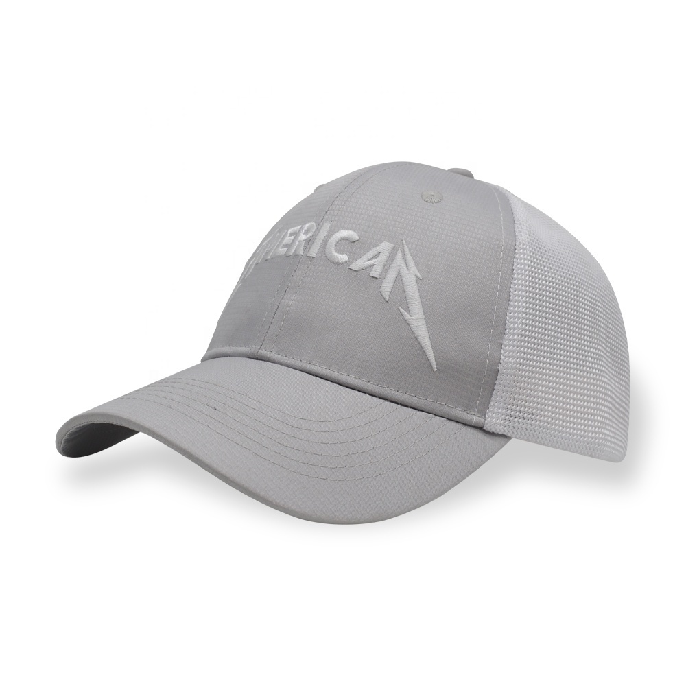Customized Mesh Running Cap Cool & Dry Sports Baseball Cap Dry Fit Running Hat