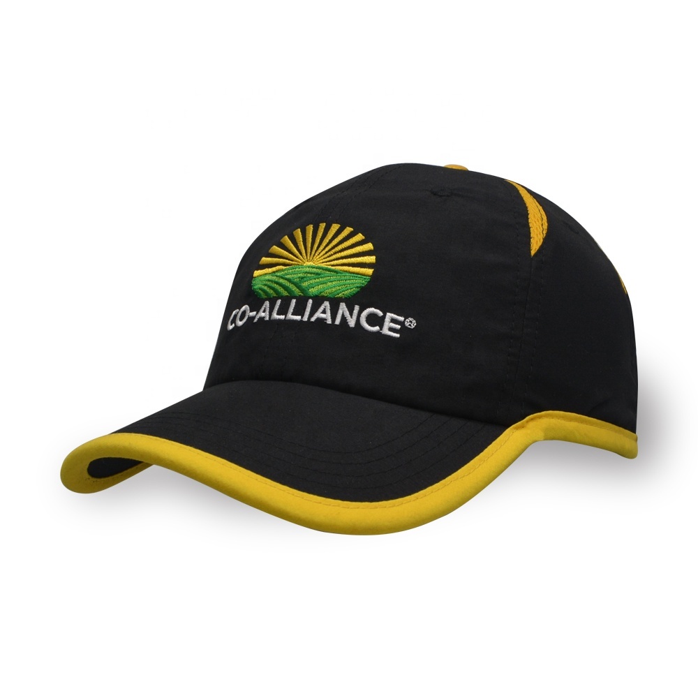 OEM Custom Design Your Own Embroidery Logo 6 Panel Men Women Running Sport Gorras Cap White Baseball Hat